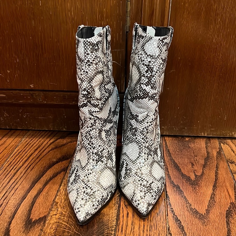 Raye Leon Boot. Snake Print Booties - image 1